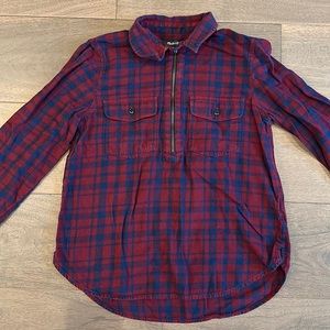Madewell - XS - plaid shirt